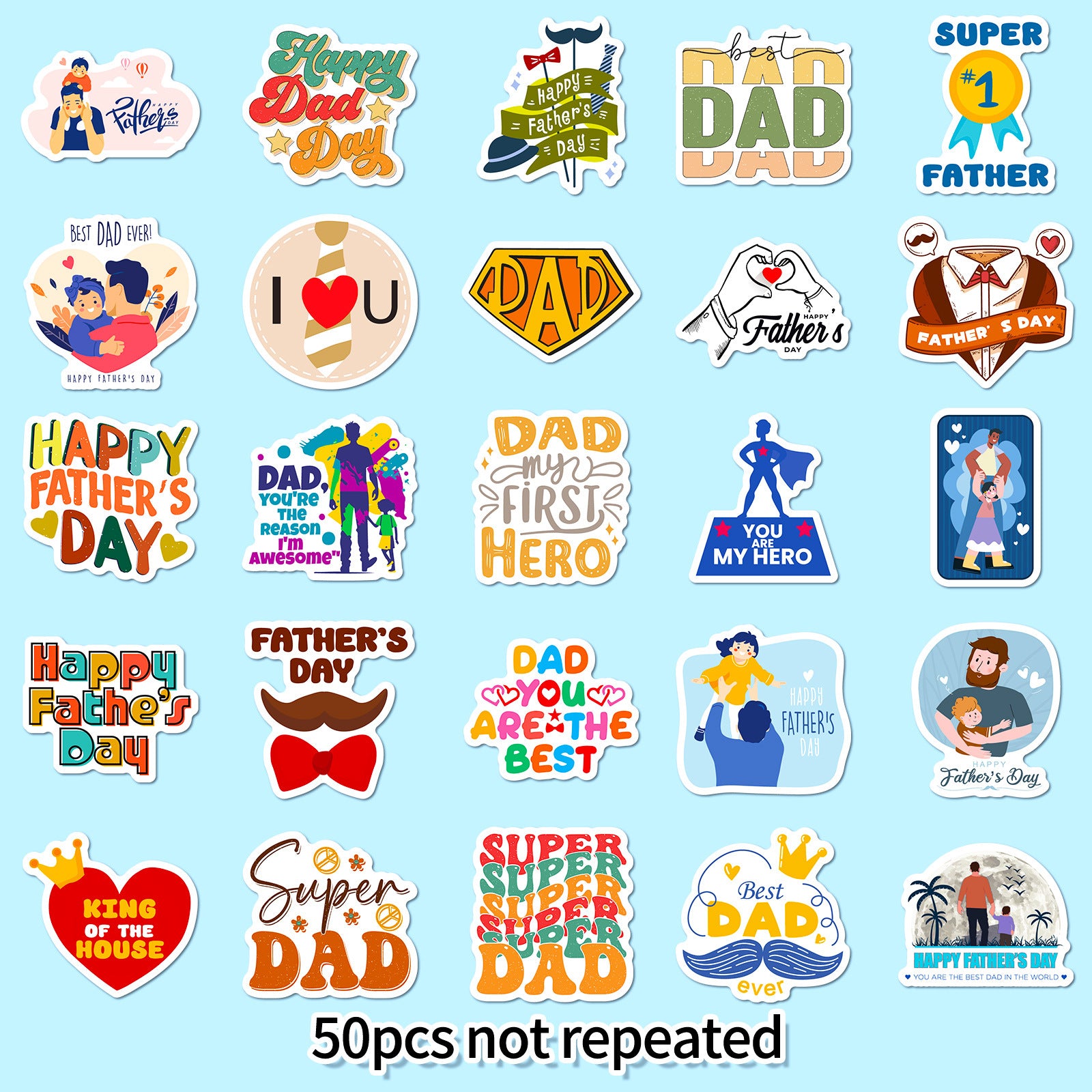 Wholesale Father's Day Decorative Stickers